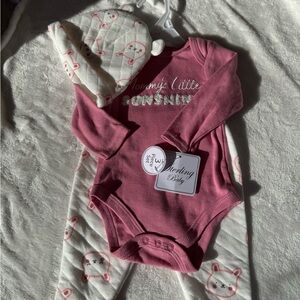 Carter's Pink Baby Onesie Set